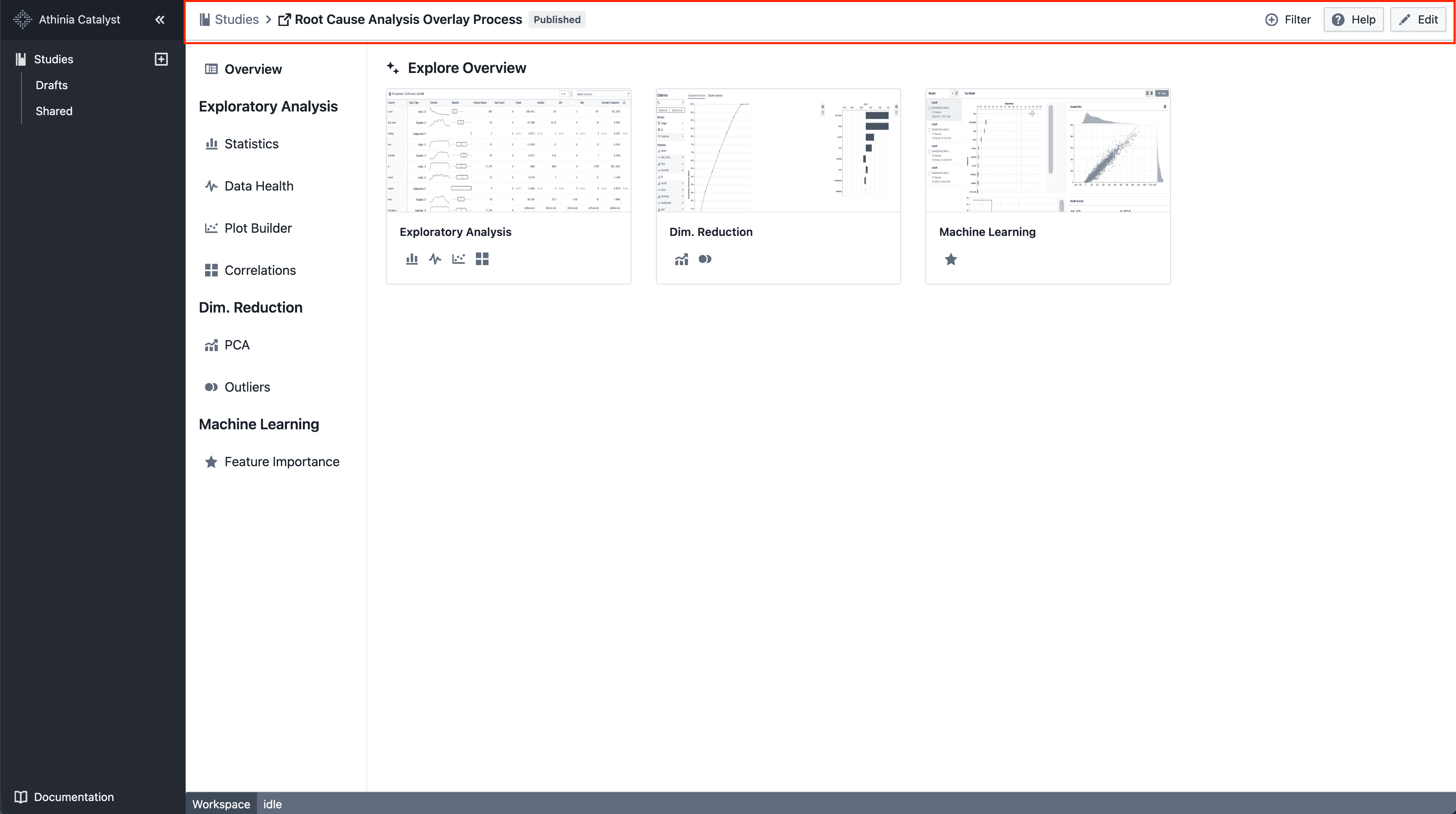 New navigation layout