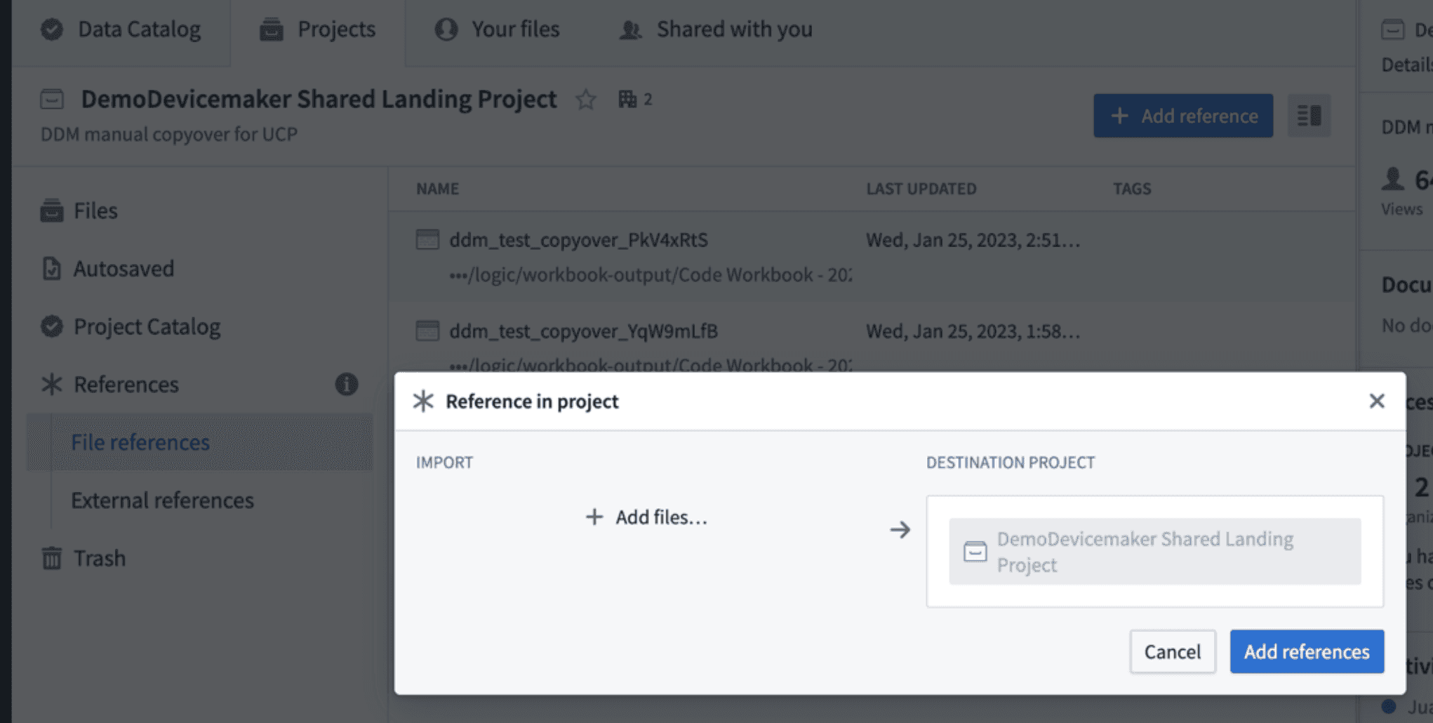add file reference