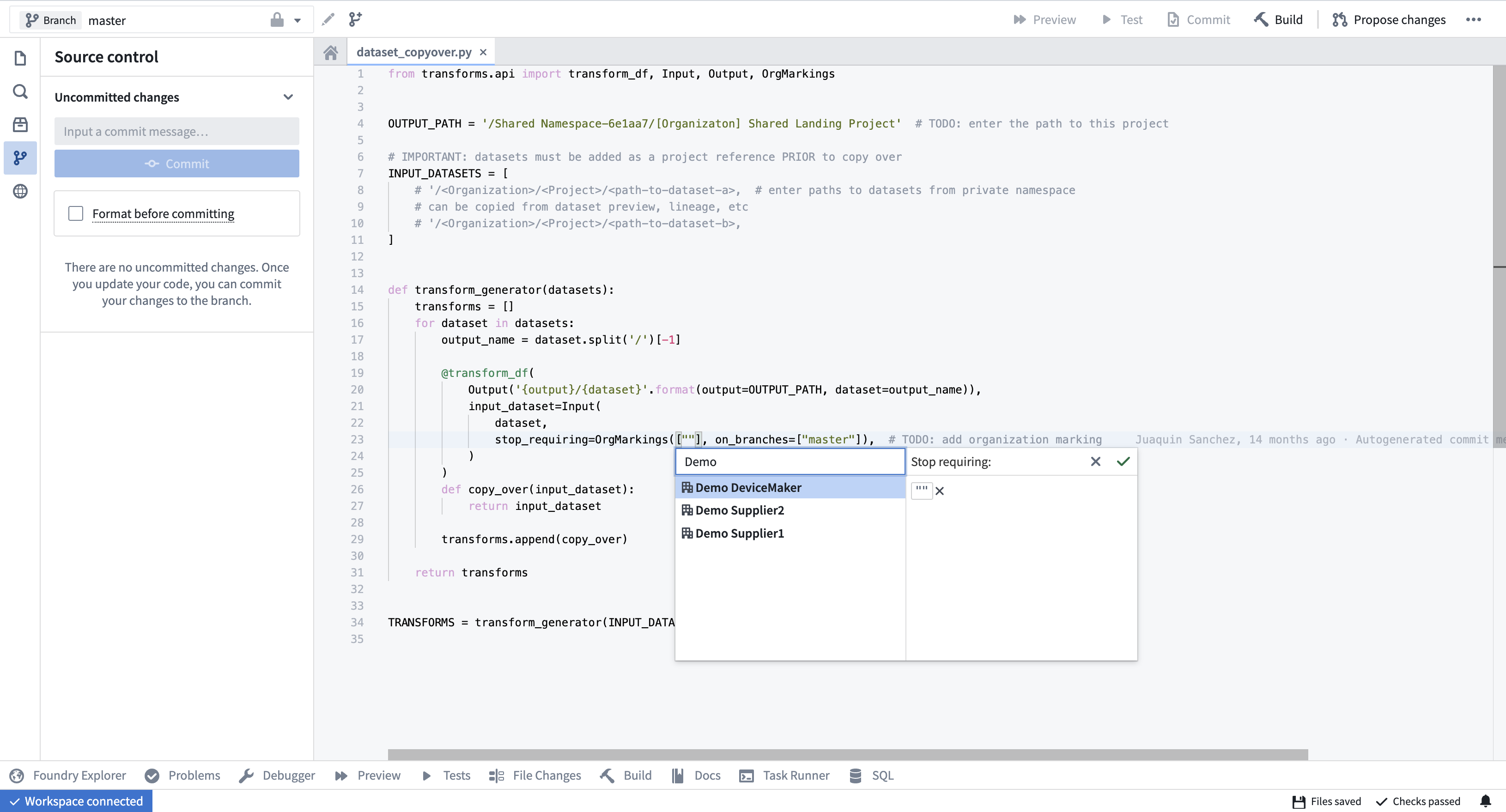 updated data copy repo